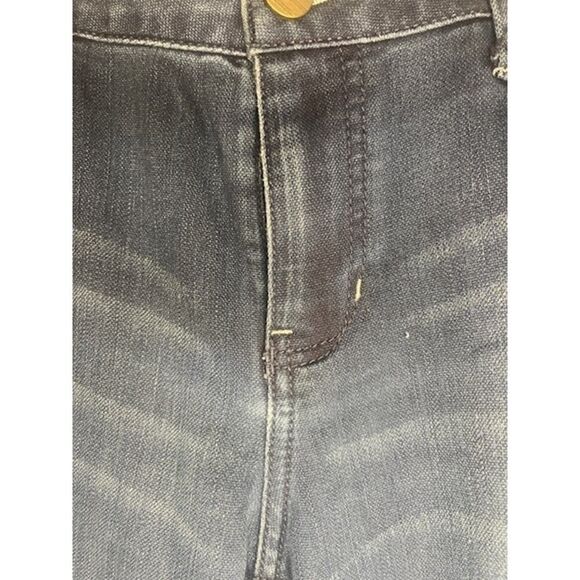 Cabi Denim Blue Jeans Size 10 Dark Wash Straight Leg Mid Rise Style #514 - Picture 4 of 9